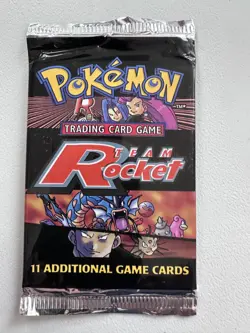 Pokemon Team Rocket Booster Pack Unlimited edition TCG - Image 1