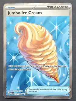 Pokemon TCG- Jumbo Ice Cream 109/086 Ultra Rare Full Art- Chaos Rising - Image 1