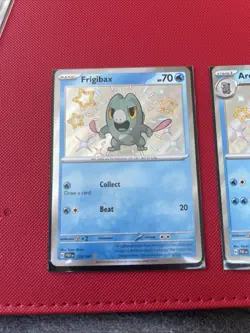 Pokemon Paldean Fates Baby Shiny Lot (4)Pachuriso, Skiploom, Arctibax, Frigibax - Image 3