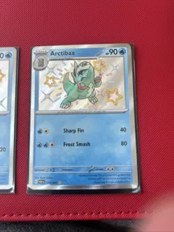 Pokemon Paldean Fates Baby Shiny Lot (4)Pachuriso, Skiploom, Arctibax, Frigibax - Image 4