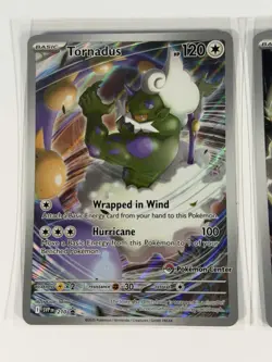 Thundurus 209 & Tornadus 210 Pokemon Center Stamped Promo Black Bolt/White Flare - Image 2