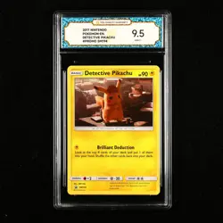 TQG 9.5 Mint+ 2017 Pokemon ENG Detective Pikachu #PROMO SM194 - Image 1