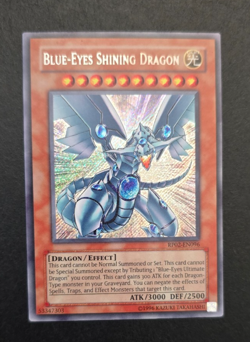2009 Blue-Eyes Shining Dragon RP02-EN096 Secret Rare ORIGINAL YU-GI-OH - Image 1