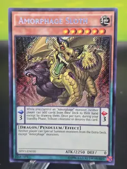 Amorphage Sloth SHVI-EN030 Shining Victories 1st Edition NM YuGIOh - Image 1