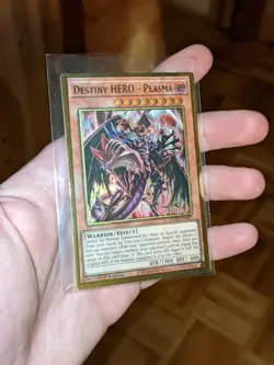 Yugioh Max Gold El Dorado Misprint MGED-EN007 Destiny Hero Plasma - Image 2