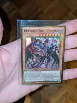Yugioh Max Gold El Dorado Misprint MGED-EN007 Destiny Hero Plasma - Image 5