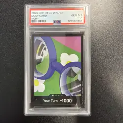 2025 ONE PIECE ENG DP07 Koby -HOLO Holofoil DON!! CARD PSA 10 JL - Image 1
