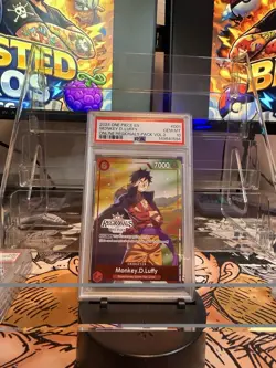 One Piece CCG Monkey D. Luffy P-001 Promo Foil EN PSA 10 - Image 1