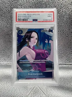 One Piece Boa Hancock Op02-059 Box Topper Psa 9 - Image 1