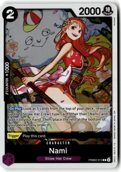 Nami PRB02-012 Rare Premium Booster -The Best- Vol. 2 One Piece Near Mint - Image 1