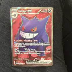 Pokemon TCG Gengar EX Temporal Forces Ultra Rare Card - Image 4