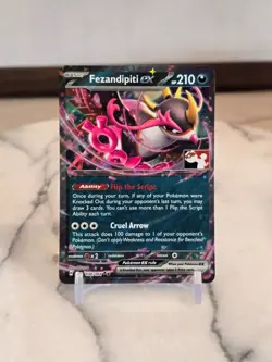 Pokemon TCG Fezandipiti ex 038/064 Prize Pack Series Cards Holo NM - Image 1