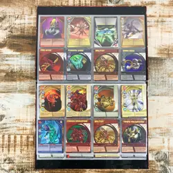 Lot of (130) Bakugan Battle Brawlers Cards with Folder - Metal, Magnetic, Rares - Image 5