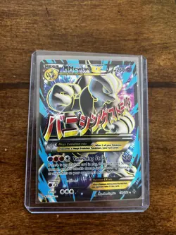 M Mewtwo EX Full Art Holo Card 159/162 Breakthrough Mega LP/MP - Image 1