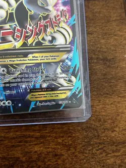 M Mewtwo EX Full Art Holo Card 159/162 Breakthrough Mega LP/MP - Image 5