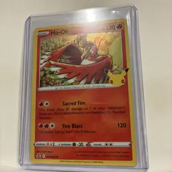 Pokemon Card - Ho-oh Holo Rare 25th Celebrations 001/025 - Image 3