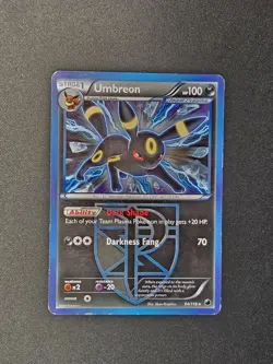 Pokemon TCG Umbreon 64/116 Team Plasma None Holo Vintage Card English Rare - Image 1