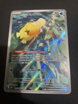 Pokemon TCG Misty's Psyduck 193/182 Destined Rivals Illustration Rare Card - Image 1