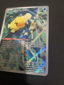 Pokemon TCG Misty's Psyduck 193/182 Destined Rivals Illustration Rare Card - Image 3