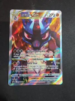 Lucario VSTAR SWSH291 SWSH: Sword & Shield Promo Cards Holo Dent - Image 1