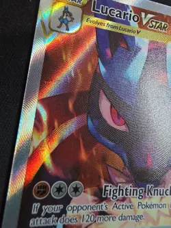Lucario VSTAR SWSH291 SWSH: Sword & Shield Promo Cards Holo Dent - Image 2