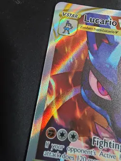 Lucario VSTAR SWSH291 SWSH: Sword & Shield Promo Cards Holo Dent - Image 3