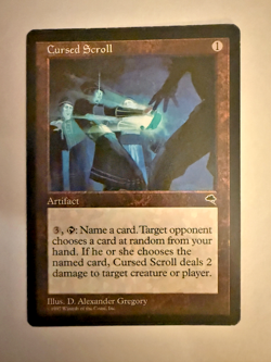 MTG Cursed Scroll Tempest - Image 1