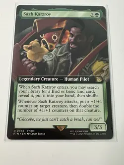 Sazh Katzroy (Extended Art) ✅ Final Fantasy ✅ Magic The Gathering (mtg) - Image 1