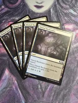 4x Dismal Backwater M20 Core Set 2020 MTG Magic The Gathering Playset NM - Image 1
