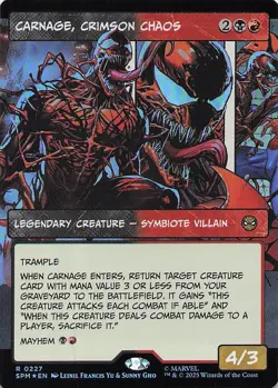 Carnage, Crimson Chaos (Borderless) Marvel's Spider-Man Foil - Image 1