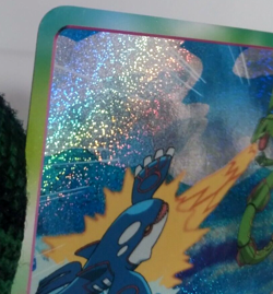 Rayquaza Kyogre Holo Rare Pokemon card Japanese Top Nintendo - Image 3
