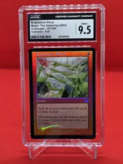 MTG Onslaught Foil Brightstone Ritual 191/350 CGC Mint+ 9.5 - Image 1