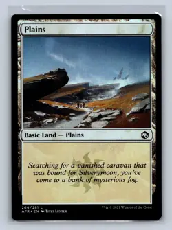 Magic the Gathering - MTG - AFR - Plains - 264 - Foil - Image 1