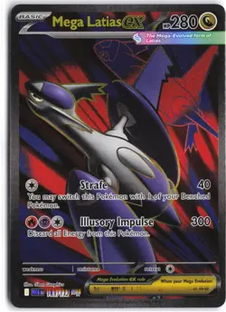 Mega Latias ex 163/132 Ultra Rare Mega Evolution Pokemon NM - Image 1