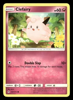 Clefairy 132/214 C Unbroken Bonds LP Pokemon - Image 1