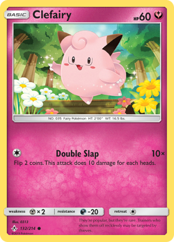 Clefairy 132/214 C Unbroken Bonds LP Pokemon - Image 4