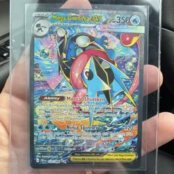 Pokemon Mega Greninja EX 116/086 CR1EN Full Art Ultra Rare Holo 350 HP Stage 2 - Image 1