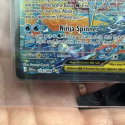 Pokemon Mega Greninja EX 116/086 CR1EN Full Art Ultra Rare Holo 350 HP Stage 2 - Image 2