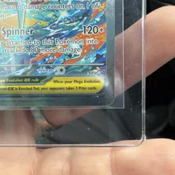 Pokemon Mega Greninja EX 116/086 CR1EN Full Art Ultra Rare Holo 350 HP Stage 2 - Image 3
