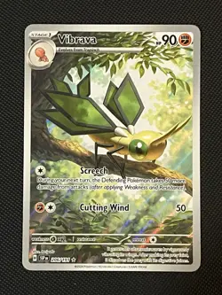 Pokemon TCG Surging Sparks 206/191 Vibrava Illustration Rare - NM - Image 1