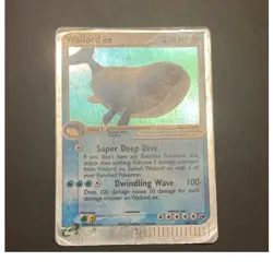 Wailord ex EX 100/100 Sandstorm 200 HP Holo English Pokemon TCG - Image 1