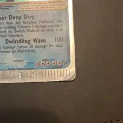 Wailord ex EX 100/100 Sandstorm 200 HP Holo English Pokemon TCG - Image 2