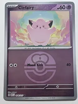 Clefairy (Love Ball) 074/217 Common Reverse Holo Ascended Heroes Pokemon NM - Image 1