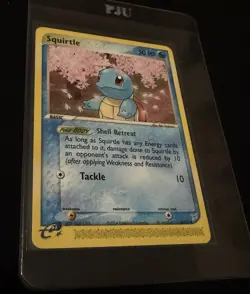 Nintendo Squirtle 68/112 EX FireRed & LeafGreen 2004 e-Reader Common Vintage - Image 1