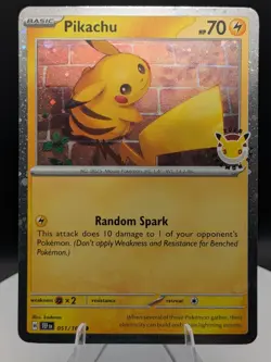 Pokemon TCG: Scarlet & Violet Promos (051/162) Pikachu Pokemon Day 2026 (NM) - Image 1