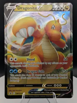 Pokemon TCG: Sword & Shield Black Star Promo SWSH154: Dragonite V (NM) - Image 1