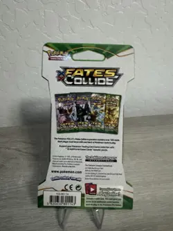 Pokemon 2016 XY Fates Collide Sleeved Booster Pack (Lugia) - Image 2