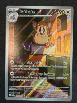 Raticate 2026 Pokemon TCG #099/088 ME03 Perfect Order Illustration Rare Holo NM - Image 3