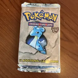 Pokemon Wizards of the Coast 1999 Fossil Booster Pack Sealed - Image 1