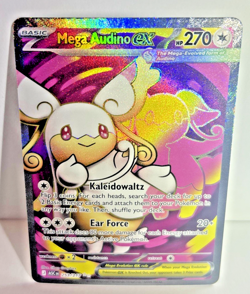 Pokemon TCG Mega Audino EX 253/217 Full Art Ultra Rare Holo Ascended Heroes - Image 2